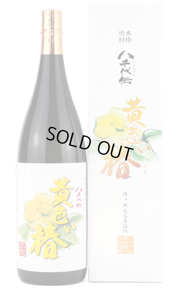 画像1: 【芋焼酎】 八千代伝 黄色い椿 2025 25度 1.8L (1)
