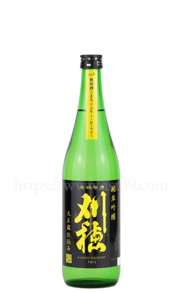 画像1: 【日本酒】 刈穂 純米吟醸 TypeB 720ml (1)