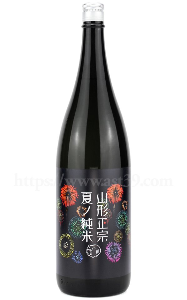 画像1: 【日本酒】 山形正宗 夏ノ純米 花火ラベル  2025 1.8L (1)
