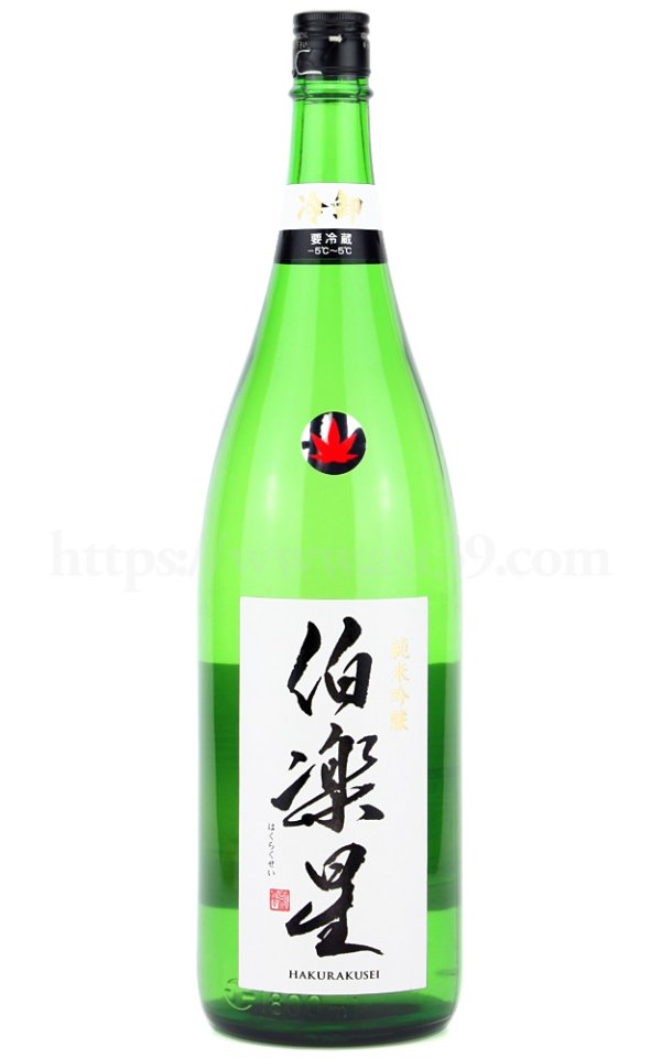 画像1: 【日本酒】 伯楽星 純米吟醸 冷卸 1.8L (1)