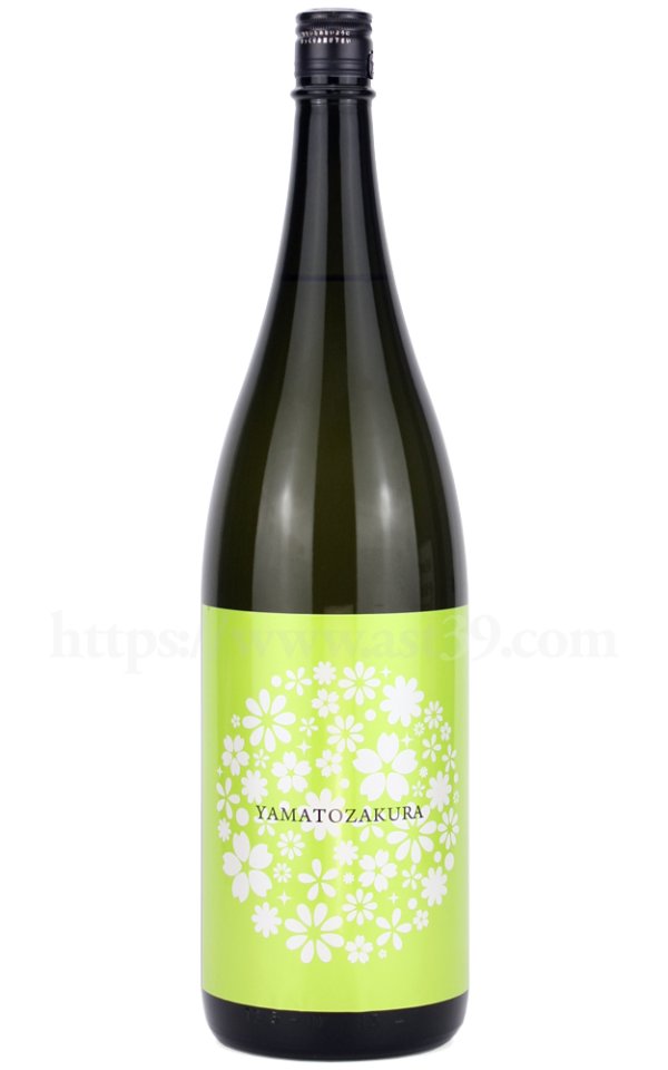 画像1: 【日本酒】 やまと桜 純米酒 Greenラベル 1.8L (1)