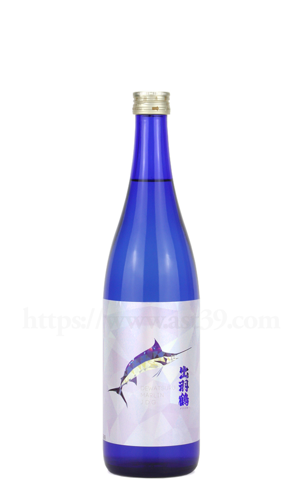 日本酒／出羽鶴 MARLIN 純米大吟醸 カジキラベル 720ml ｜ 厳撰美酒