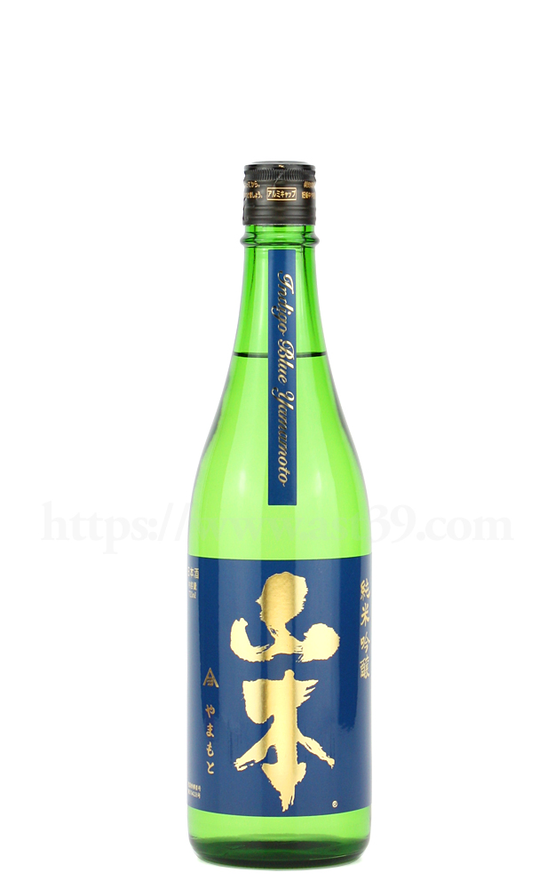 日本酒／山本 インディゴブルー 純米吟醸 720ml ｜ 厳撰美酒 阿部酒店